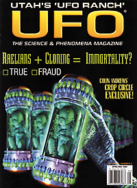 UFO Magazine cover April/May 2003 issue